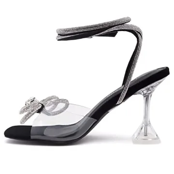 Shoe Land SL-NAOMI Women's Elegant Rhinestone Sandals