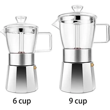 Geesta Premium 9-Cup Moka Pot for Coffee Lovers