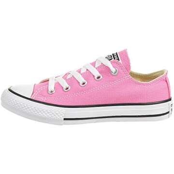 Converse Unisex-Child Chuck Taylor All Star Low Top Sneaker, pink, 9 M US Toddler