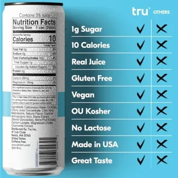 Tru Dream Seltzer, Calming Flavored Sparkling Water