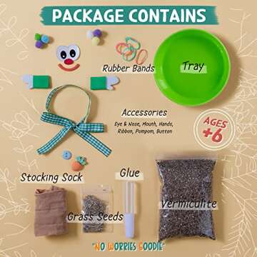 Create with the DIY Grass Doll Growing Kit – Eco-Friendly Fun!