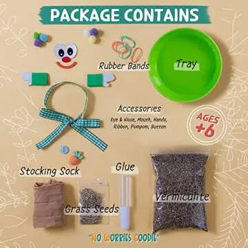 Create with the DIY Grass Doll Growing Kit – Eco-Friendly Fun!