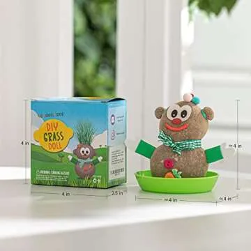 Create with the DIY Grass Doll Growing Kit – Eco-Friendly Fun!