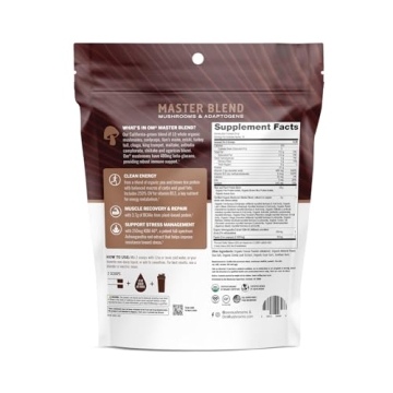 OM Mushroom Superfood Chocolate Protein Powder 19.26oz