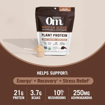 OM Mushroom Superfood Chocolate Protein Powder 19.26oz