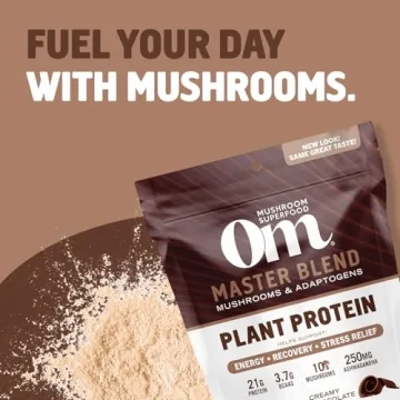 OM Mushroom Superfood Chocolate Protein Powder 19.26oz