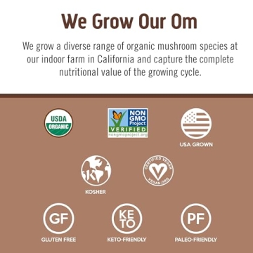 OM Mushroom Superfood Chocolate Protein Powder 19.26oz