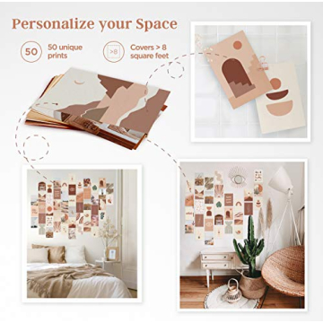 Aesthetic Boho Collage Kit for Stylish Teenage Girls