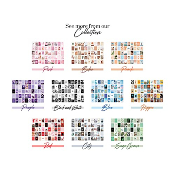 Aesthetic Boho Collage Kit for Stylish Teenage Girls