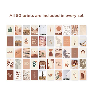 Aesthetic Boho Collage Kit for Stylish Teenage Girls