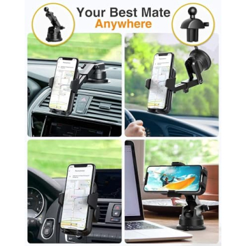 VANMASS Car Phone Holder with Super Suction Cup for All Cars