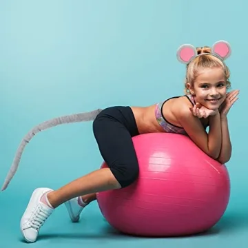 WILLBOND Large Mouse Ears Headband and Tail for All Ages