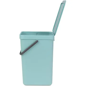 Brabantia Mint Recycling Can for Kitchen & Small Spaces