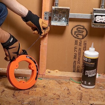 Klein 50-Foot Fish Tape for Electrical Wiring Projects