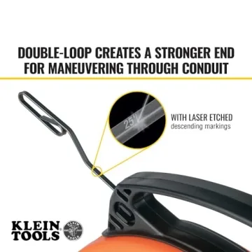 Klein 50-Foot Fish Tape for Electrical Wiring Projects