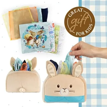 Kids Preferred Peter Rabbit Tissue Box Sensory Toy for Infants