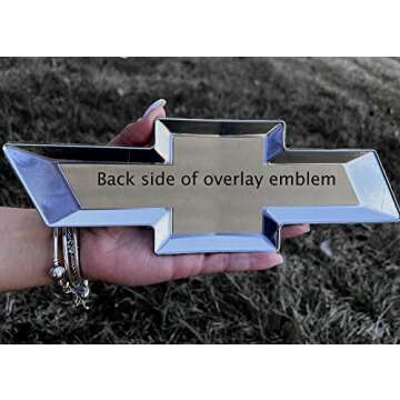 Black American Flag Emblem Overlay for 2016-2019 Silverado