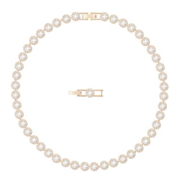 Swarovski Una Angelic Choker Necklace - Clear Crystals & Rose-Gold Finish