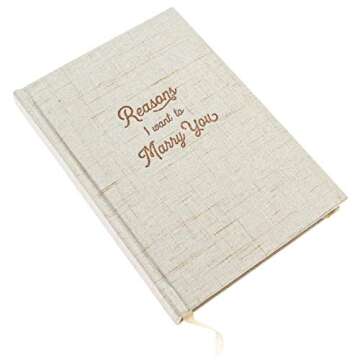 Reasons I Want to Marry You Wedding Gift Notebook - Write Love Letters To and From Bride & Groom - L...