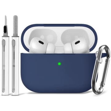 Ljusmicker for AirPods Pro Case Cover with Cleaner Kit,Soft Silicone Protective Case for Apple AirPo...