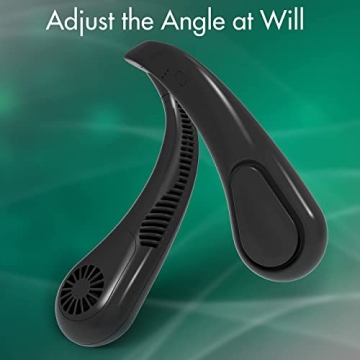 Cool Bladeless Neck Fan with 5000mAh Battery