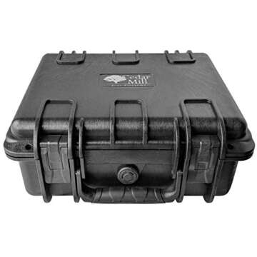 Cedar Mill Fine Firearms 4 Pistol & PDW Gun Carry Case Pick and Pluck Foam Personal Handgun 9mm Mili...