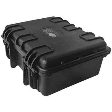 Cedar Mill Fine Firearms 4 Pistol & PDW Gun Carry Case Pick and Pluck Foam Personal Handgun 9mm Military Army Defense Weapons Air Travel Range Transport