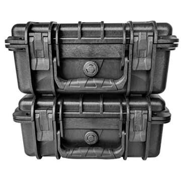 Cedar Mill Fine Firearms 4 Pistol & PDW Gun Carry Case Pick and Pluck Foam Personal Handgun 9mm Military Army Defense Weapons Air Travel Range Transport