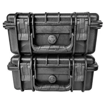 Cedar Mill Fine Firearms 4 Pistol & PDW Gun Carry Case Pick and Pluck Foam Personal Handgun 9mm Military Army Defense Weapons Air Travel Range Transport