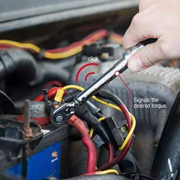 SUNEX TOOLS 11050, 1/4" Drive, 60T Torque Wrench, 10 To 50 in-lb, 60 Tooth Ratcheting Mechanism, Accurate To 3% Clockwise & 6% Counterclockwise, Audible Click, Heat Treated Tube, Aluminum Handle