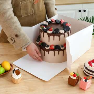 Moretoes Cake Boxes 15Pcs with Window for Every Occasion