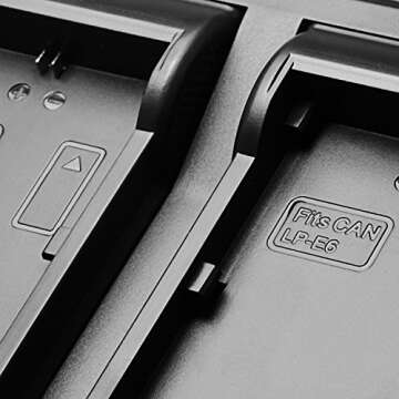 Neewer Dual Charger for Canon LP-E6 Batteries