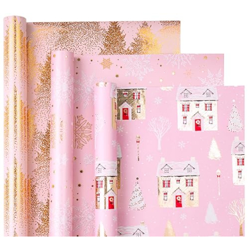 Unique WRAPAHOLIC Holiday Wrapping Paper Rolls for Christmas