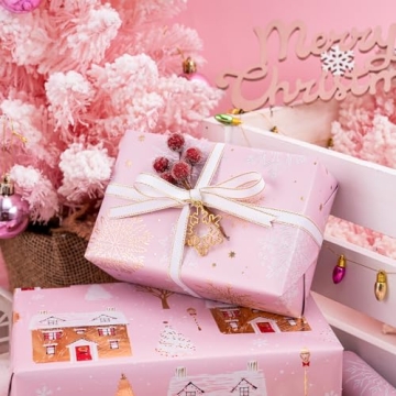 Unique WRAPAHOLIC Holiday Wrapping Paper Rolls for Christmas
