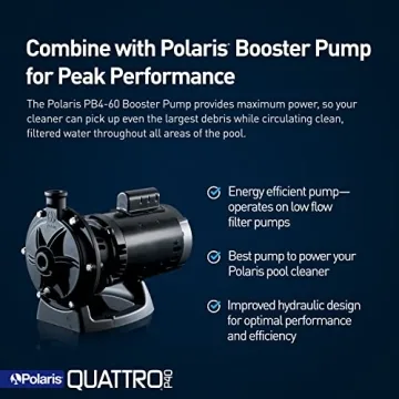 Polaris Quattro P40 Pool Cleaner with Dual Filtration