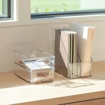 Small Plastic Office Storage Bins for Clutter-Free Organization