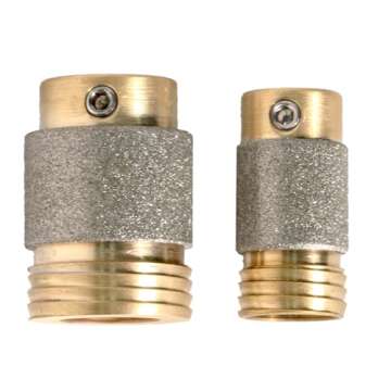 Deruilong Diamonds Grinding Bit Set for Glass and Ceramic - 2 Piece (1 Inch & 5/8 Inch)