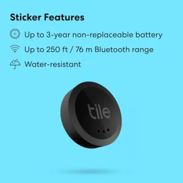 Tile Sticker Tracker Small Remote & Item Locator Bluetooth