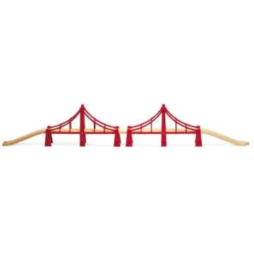 BRIO World Double Suspension Bridge for Ages 3 and Up
