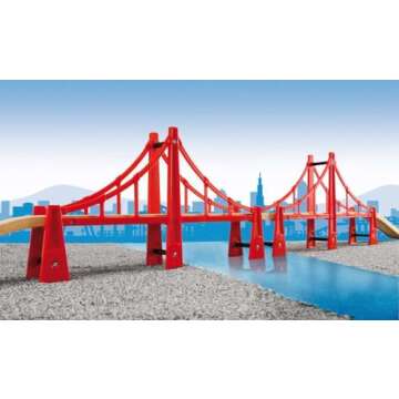 BRIO World Double Suspension Bridge for Ages 3 and Up