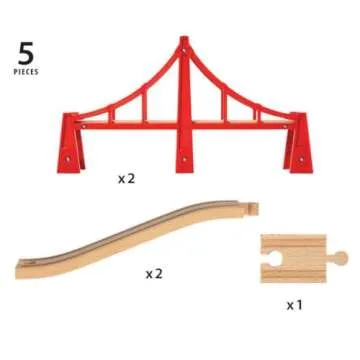 BRIO World Double Suspension Bridge for Ages 3 and Up