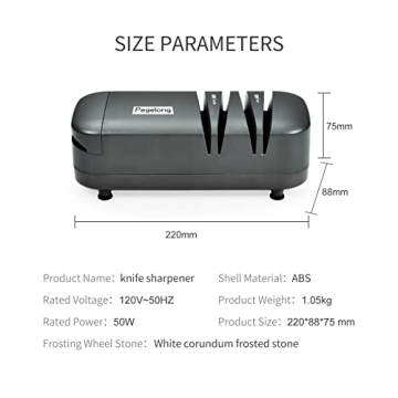 Pegelong Electric Knife Sharpener for Effortless Precision