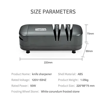 Pegelong Electric Knife Sharpener for Effortless Precision
