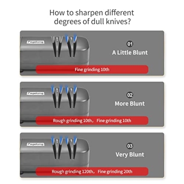 Pegelong Electric Knife Sharpener for Effortless Precision