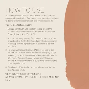 Lightweight Buildable Foundation | No Makeup Makeup