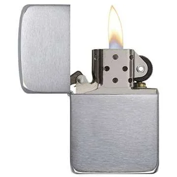 Zippo 1941 Replica Lighter in Brushed Chrome