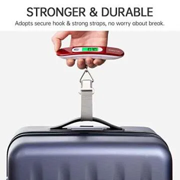 FREETOO Portable Digital Luggage Scale for Travel 110Lb