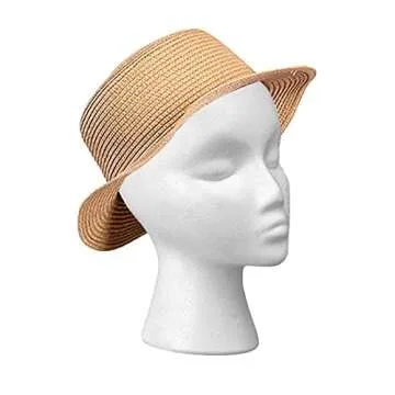 11" 3 Pcs Wig Head - Tall Female Foam Mannequin Wig Stand and Holder for Style, Model And Display Hair, Hats and Hairpieces, Mask - for Home, Salon and Travel