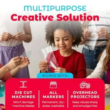 Hygloss Acetate Sheets for Creative Projects - 48 Pack