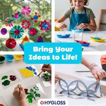 Hygloss Acetate Sheets for Creative Projects - 48 Pack